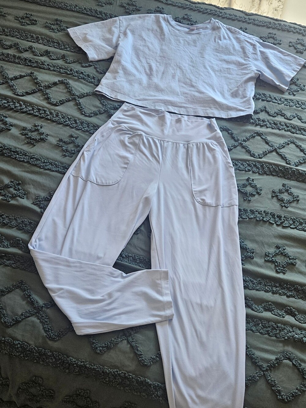 Old Navy Light Blue Two-Piece Lounge Set